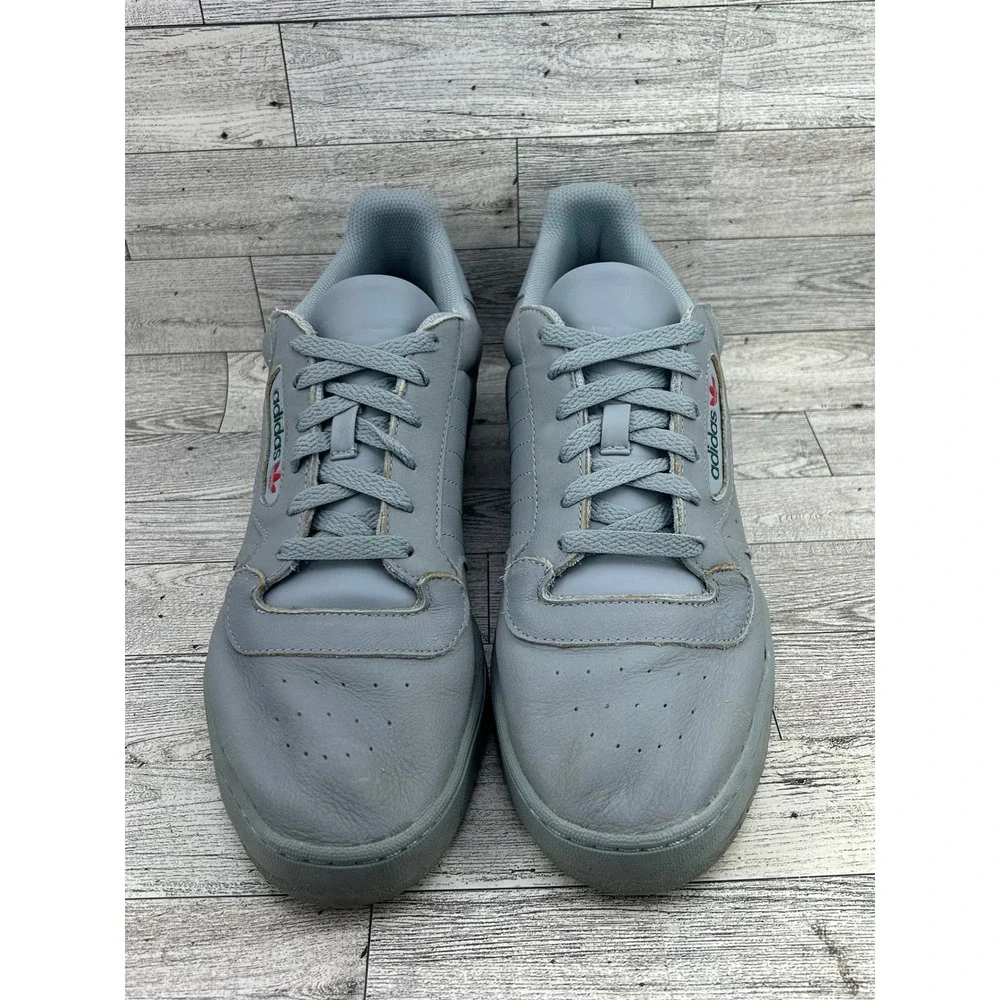 Adidas Yeezy Calabasas Powerphase Grey Leather Lace Up‎ Sneakers Mens Size 13